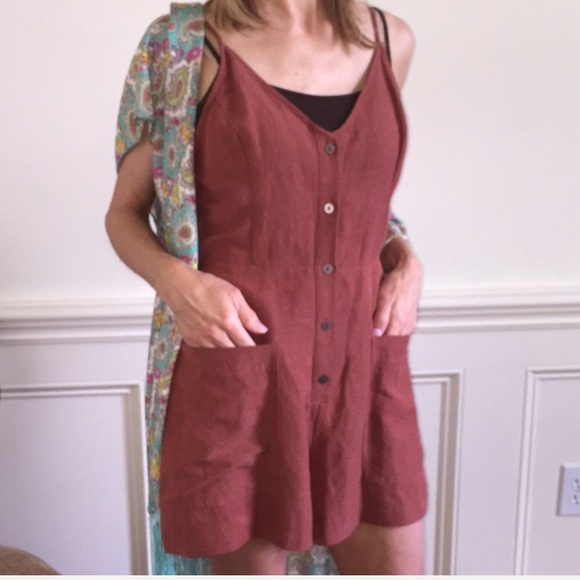 Lush Dresses & Skirts - Linen romper